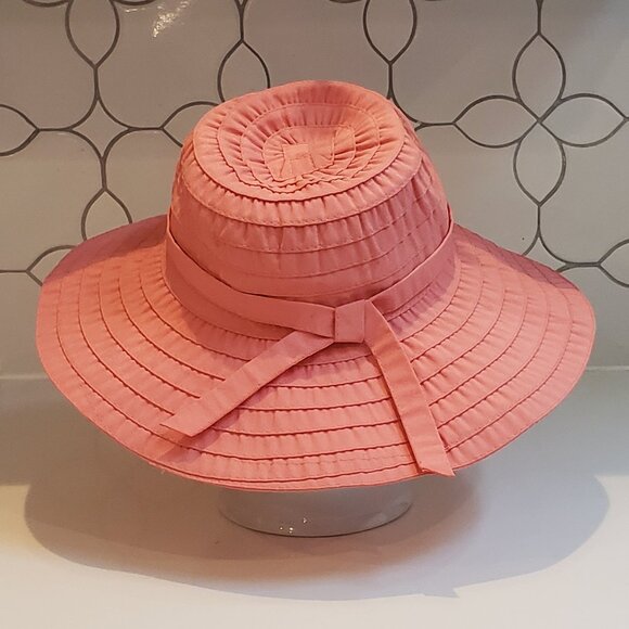 Scala Packable and Washable Ribbon Sun Hat - Picture 1 of 10